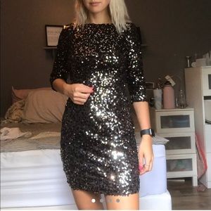 Black Sparkly formal dress